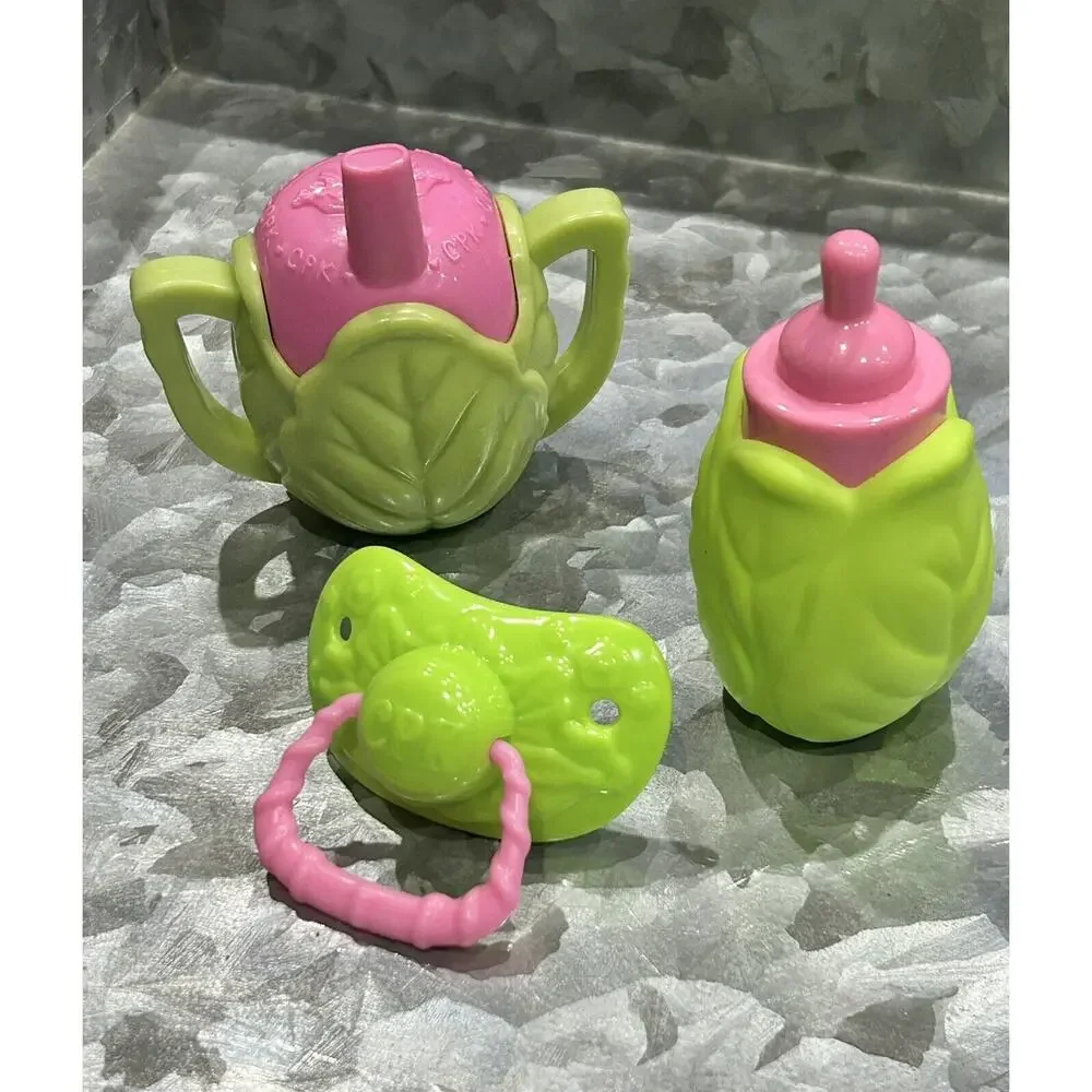 2011‎ Cabbage Patch Kids Green Leaf Jakks Toy Feeding Set